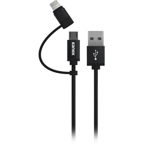 Kanex Premium DuraBraid Micro-USB ChargeSync Cable with Lightning Adapter