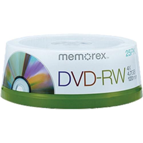 Memorex 4.7GB 120-Minute 4x DVD-RW Discs