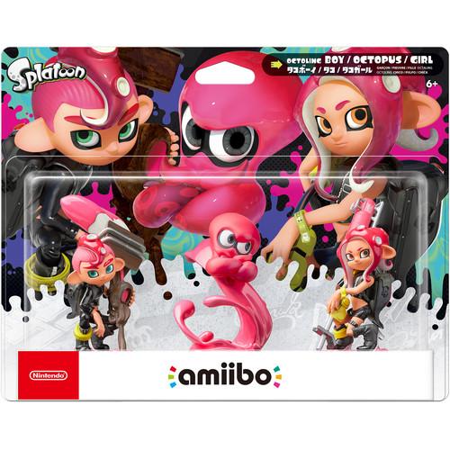 Nintendo Octoling amiibo Figures 3-Pack
