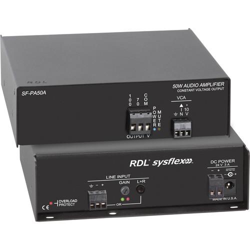 RDL SF-PA50AX 50W 70 100V Audio