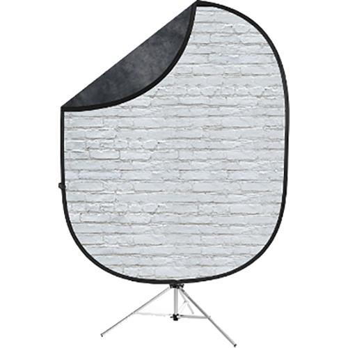 Savage Collapsible 5 x 7' Backdrop with 8' Stand Kit, Savage, Collapsible, 5, x, 7', Backdrop, with, 8', Stand, Kit