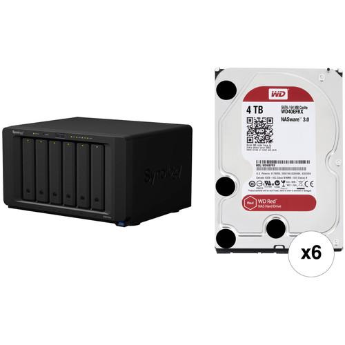 Synology DiskStation 24TB DS3018xs 6-Bay NAS Enclosure Kit with WD NAS Drives