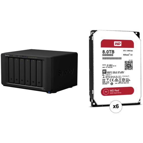 Synology DiskStation 48TB DS3018xs 6-Bay NAS Enclosure Kit with WD NAS Drives