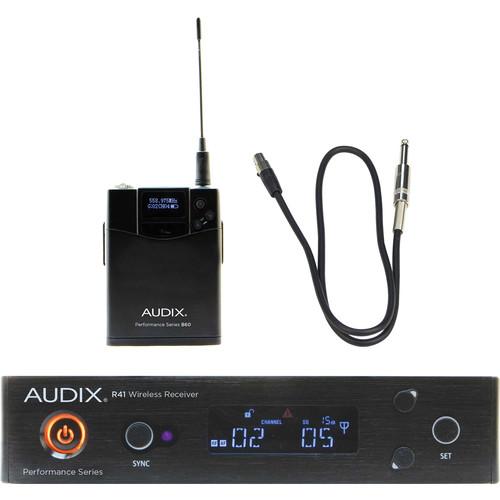 Audix AP41 Performance Series Single-Channel Guitar Wireless System, Audix, AP41, Performance, Series, Single-Channel, Guitar, Wireless, System