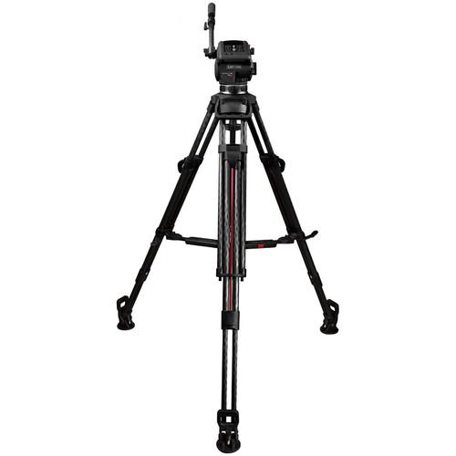 Cartoni Focus 12 Fluid Head with 2-Stage Carbon Fiber Smart-Stop SDS Tripod System