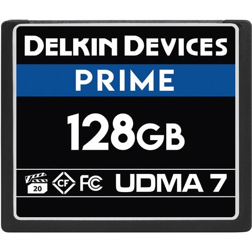 Delkin Devices 128GB Prime UDMA 7 CompactFlash Memory Card