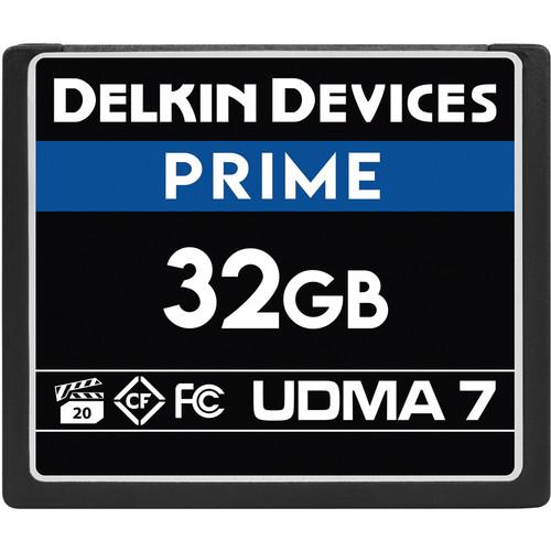 Delkin Devices 32GB Prime UDMA 7 CompactFlash Memory Card