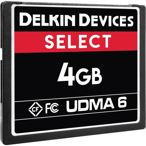 Delkin Devices 4GB Select UDMA 6 CompactFlash Memory Card