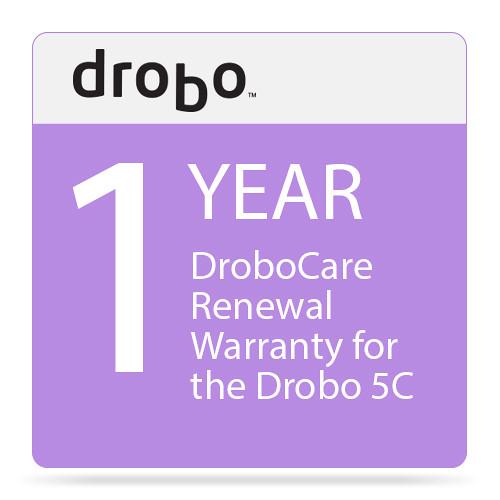 Drobo 1-Year DroboCare Renewal Warranty for the Drobo 5C, Drobo, 1-Year, DroboCare, Renewal, Warranty, Drobo, 5C