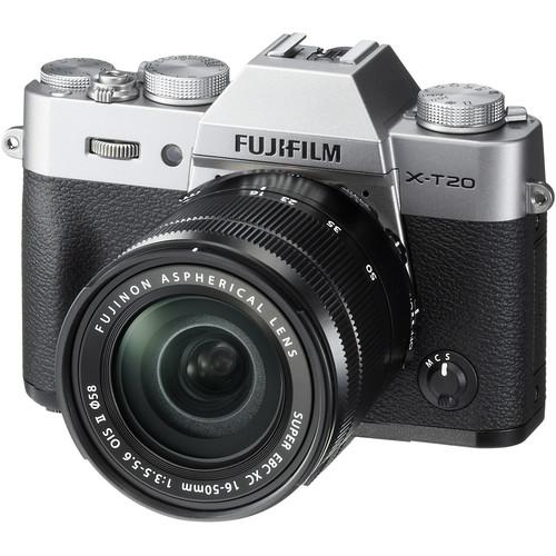 FUJIFILM X-T20 Mirrorless Digital Camera with 16-50mm Lens
