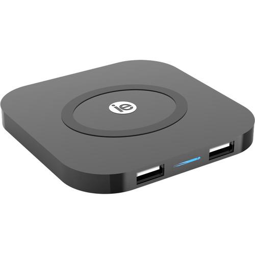 iEssentials Wireless Charging Pad with 2 USB Type-A Ports
