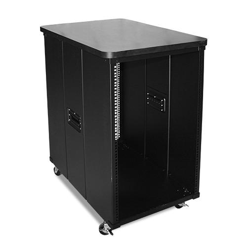 iStarUSA 31.5" Deep 18 RU Simple Server Rack with Wood Top