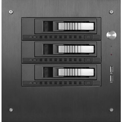 iStarUSA Compact Stylish 3x 3.5" Hotswap mini-ITX Tower