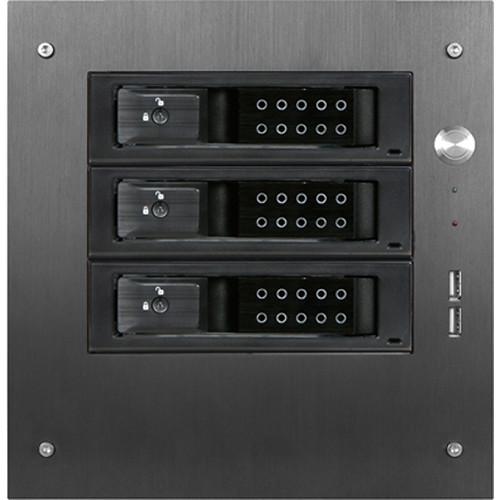 iStarUSA Compact Stylish 3x 3.5" Hotswap Trayless mini-ITX Tower