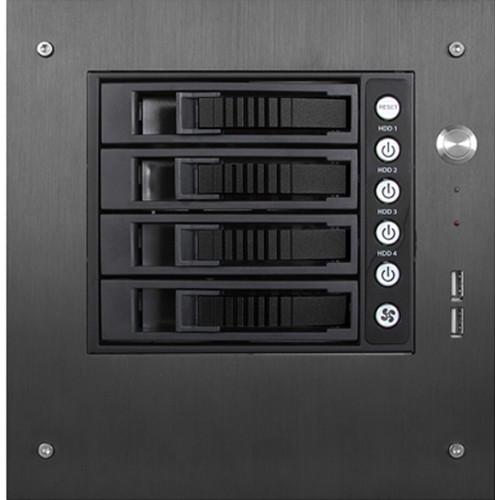 iStarUSA S-35-B4SA Compact Stylish 4x 3.5" Hotswap mini-ITX Tower