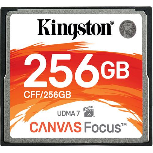 Kingston 256GB Canvas Focus CompactFlash Memory Card