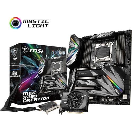 MSI Meg X299 Creation LGA 2066 E-ATX Motherboard