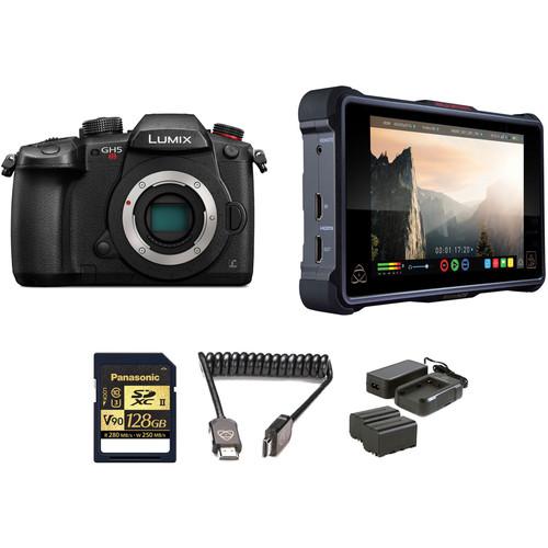 Panasonic Lumix DC-GH5S Mirrorless Micro Four Thirds Digital Camera HDR Filmmaker Kit