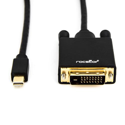 Rocstor Mini DisplayPort Male to DVI-D Male Adapter Cable