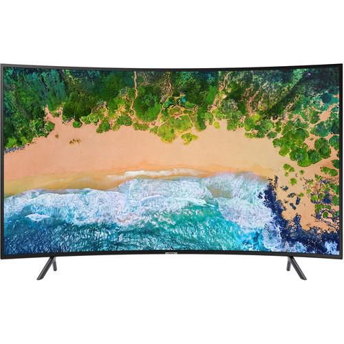 Samsung NU7300 55" Class HDR UHD Multi-System Smart Curved LED TV