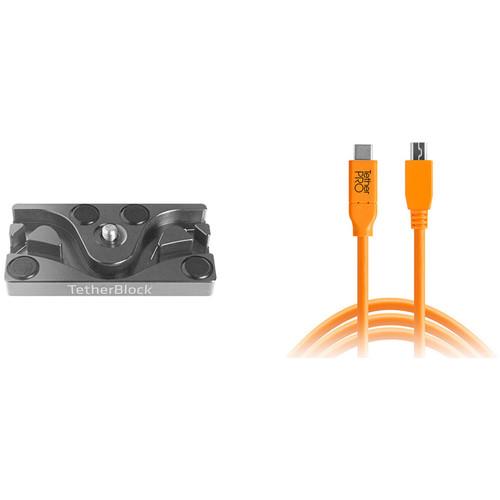 Tether Tools TetherPro USB Cable with TetherBLOCK Mounting Plate Kit, Tether, Tools, TetherPro, USB, Cable, with, TetherBLOCK, Mounting, Plate, Kit