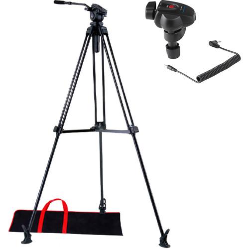 Acebil J-805MX Prosumer Tripod System & SZ-300 Zoom Controller Bundle