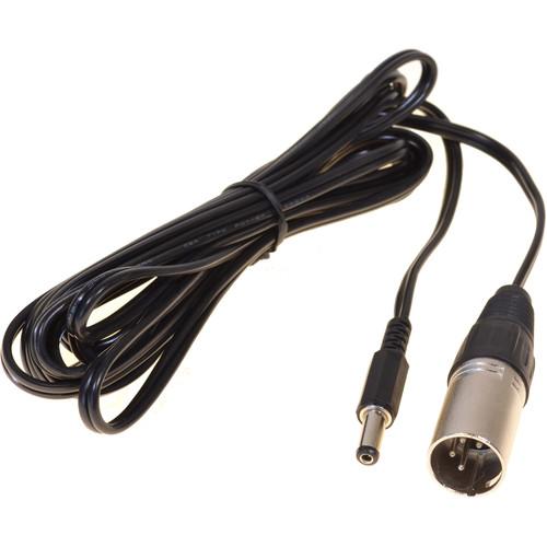 Bescor 4-Pin XLR Male to 2.1mm DC Barrel Power Cable