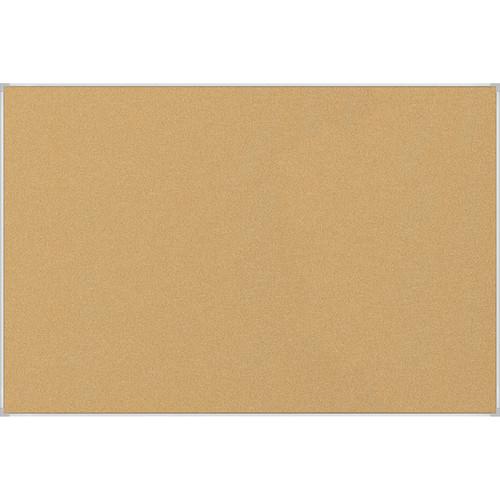 Best Rite VT Logic Natural Cork Surface Tackboard with Silver Ultra-Trim