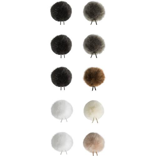 Bubblebee Industries Windbubbles All-Stars Faux-Fur Windscreens for 8 to 13mm Lav Mics