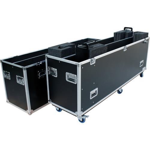 DeeJay LED Road Case for Two 80" 90" LED TVs