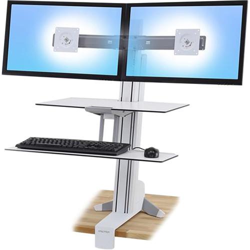 Ergotron WorkFit-S Dual Monitor with Worksurface