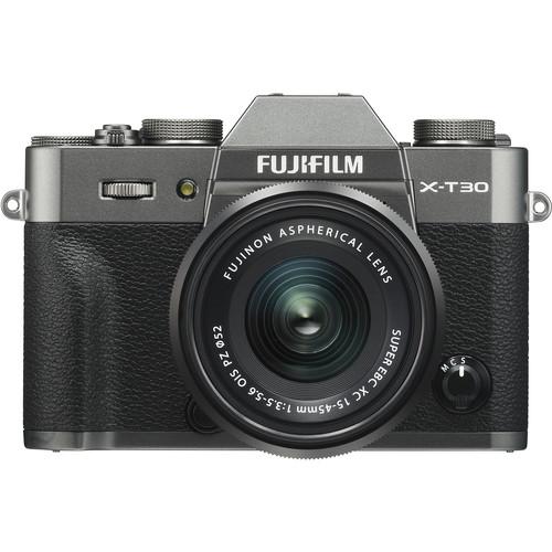 FUJIFILM X-T30 Mirrorless Digital Camera with 15-45mm Lens
