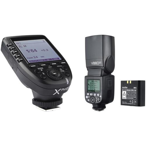 Godox VING V860II TTL Li-Ion Flash with XProO TTL Trigger Kit for Olympus Cameras