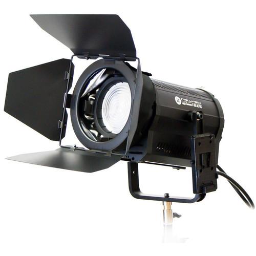 Intellytech Light Cannon F-165 AC DC Bi-Color High Output LED Fresnel with Wi-Fi and Gold Mount Battery Plate