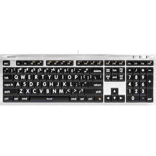 LogicKeyboard Large Print ALBA Mac Pro American English Keyboard