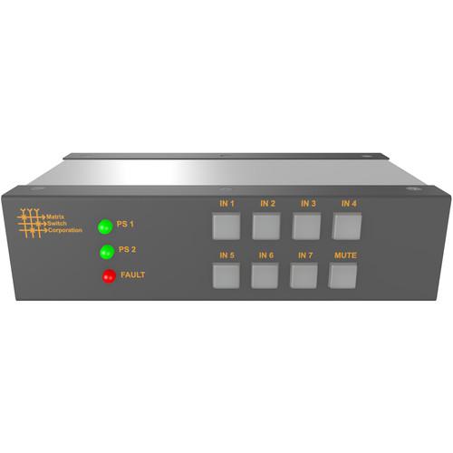 Matrix Switch 7 Input 1 Output 3G-SDI Video Router With Button Panel