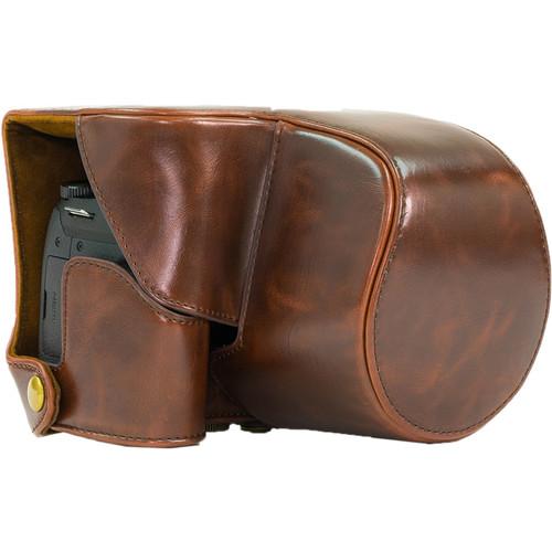 MegaGear Ever Ready PU Leather Camera Case with Strap for Panasonic LUMIX DMC-FZ300