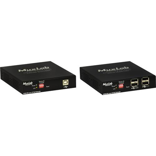 MuxLab KVM DVI over IP PoE Extender Transmitter