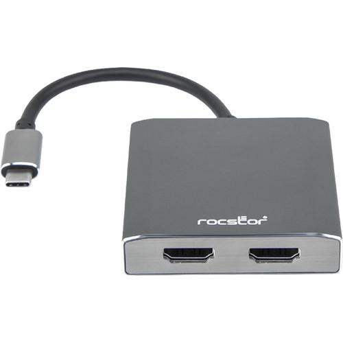 Rocstor USB-C to Dual HDMI Multi-Monitor Adapter