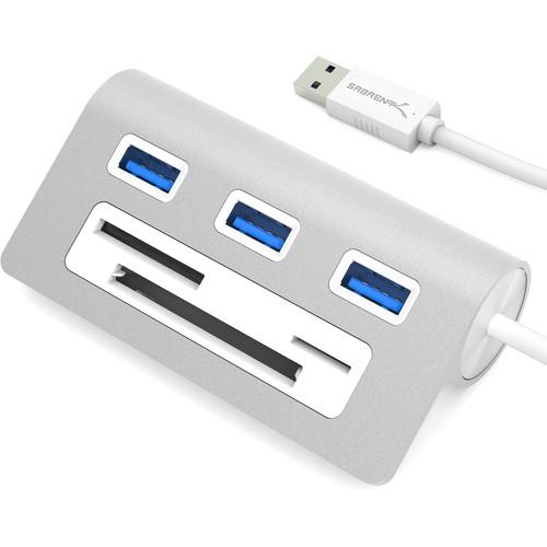 Sabrent USB 3.0 3-Port Hub and Multi-Card Reader