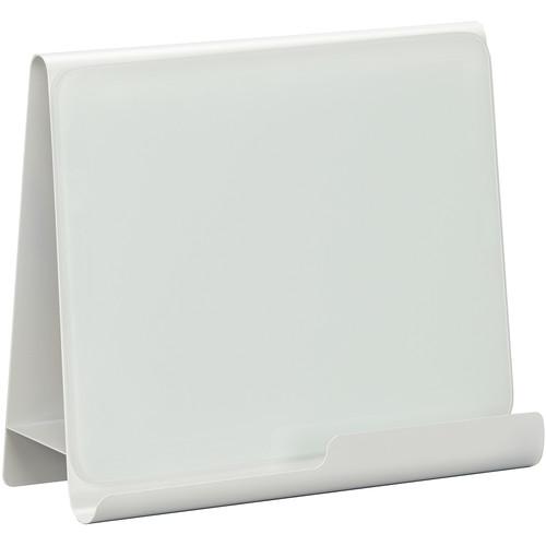 Safco Wave Desk Accessory Desktop Whiteboard Magnetic Document Stand White
