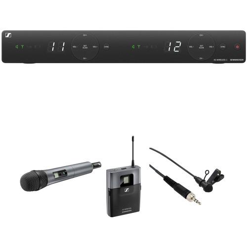 Sennheiser XSW 1 DUAL 2-Person Wireless Combo Microphone System Kit