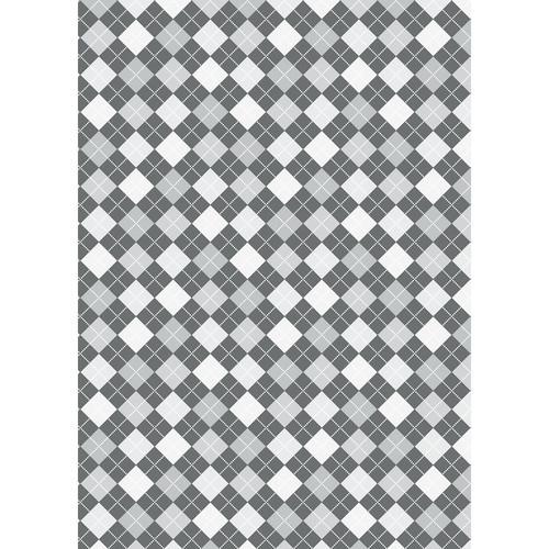 Westcott Diamond Plaid Art Canvas Backdrop with Grommets