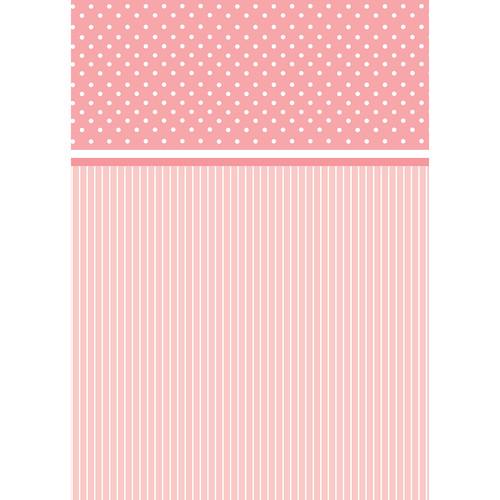 Westcott Dots-and-Stripes Art Canvas Backdrop with Grommets