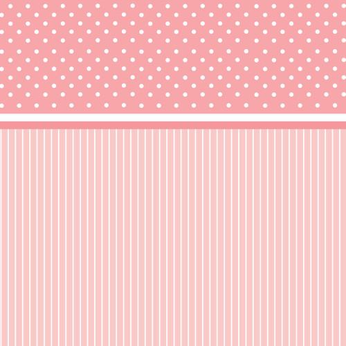 Westcott Dots-and-Stripes Art Canvas Backdrop with Hook-and-Loop Attachment