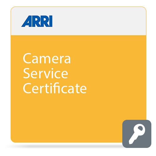 ARRI Camera Service Certificate