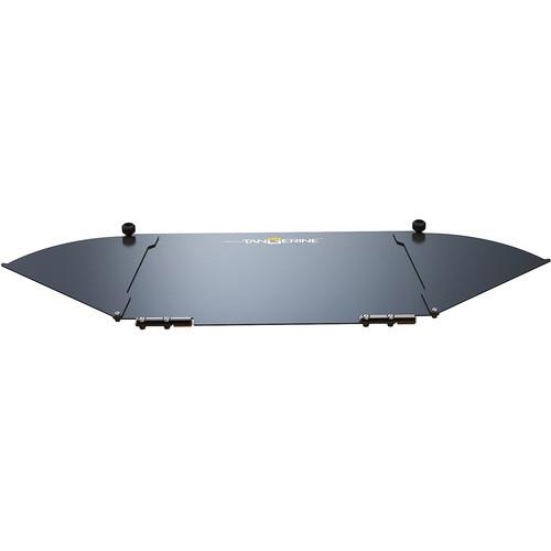 Bright Tangerine Carbon Fiber Bottom Flag