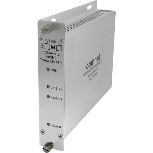 COMNET 2-Channel Analog Video Transmitter with High Impedance Option