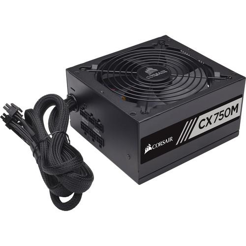 Corsair CX Series CX750M 750W 80 PLUS Bronze Certified Modular ATX Power Supply Unit