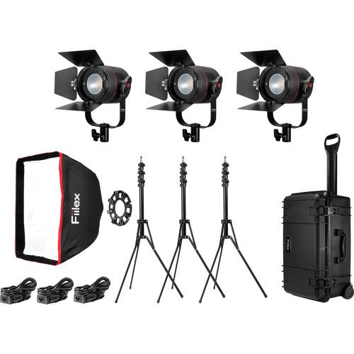 Fiilex K301 Classic 3-Light Interview Travel Kit